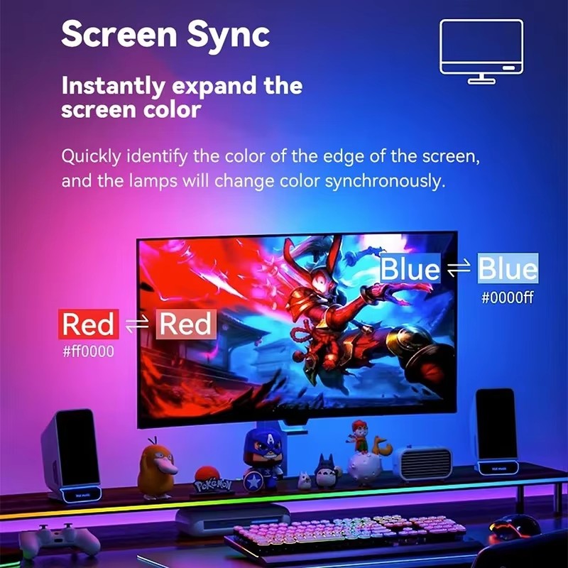 RGB Gaming Lights Strip Monito - đánh giá và giá Party Games Night