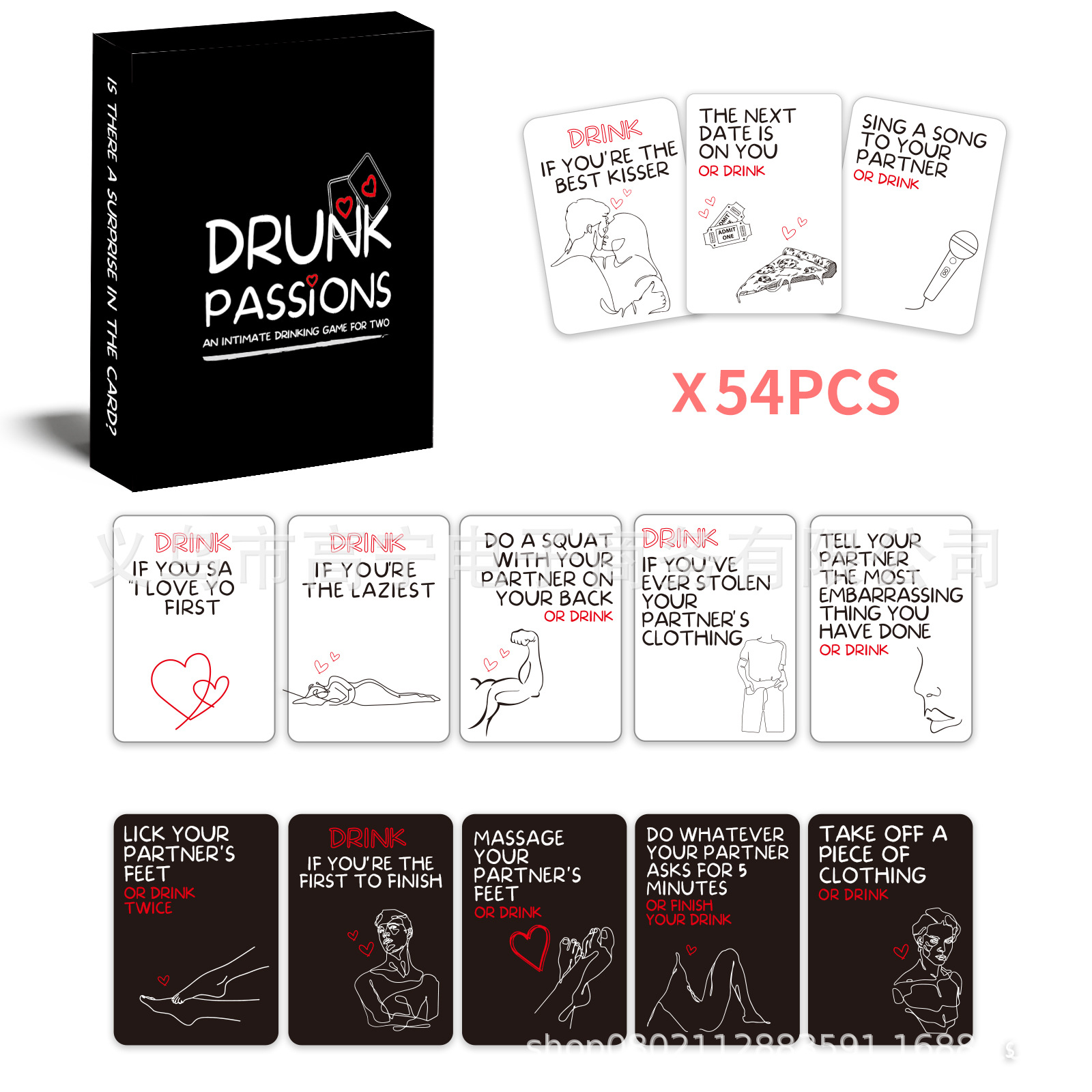 Drunk Passions Lovers Couples  - đánh giá và giá Party Games Night