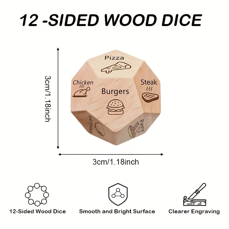 Dining Dice Board Game-12-Side - đánh giá và giá Party Games Night