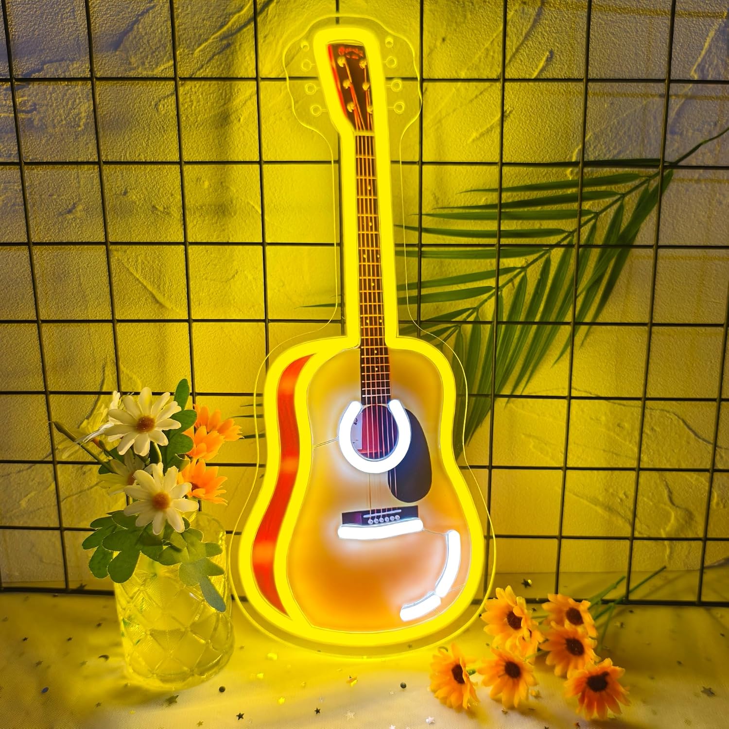 Acoustic Guitar LED Neon Sign  - đánh giá và giá Party Games For Christmas